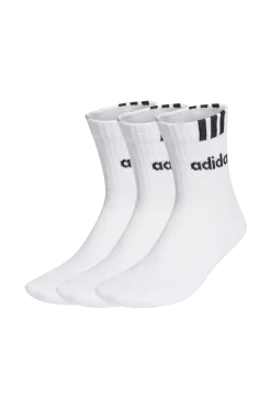 Best Strumpor 3-stripes Cushioned Crew Socks 3-pack Träningskläder|Strumpor