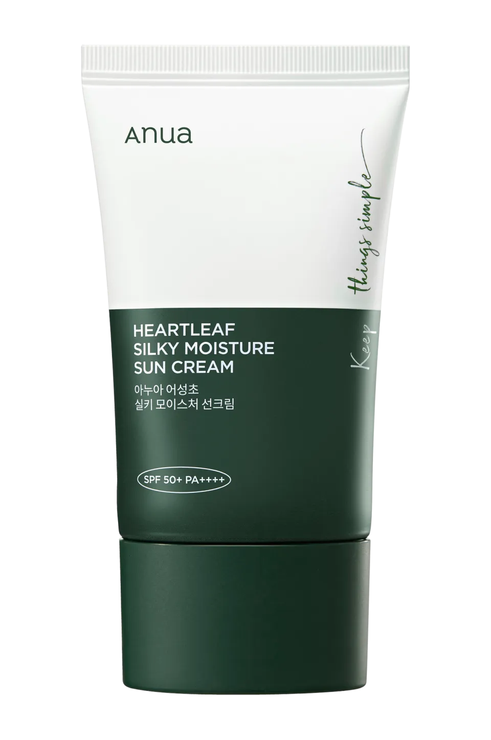 Anua Solskydd > Heartleaf Silky Moisture Sun Cream 50Ml
