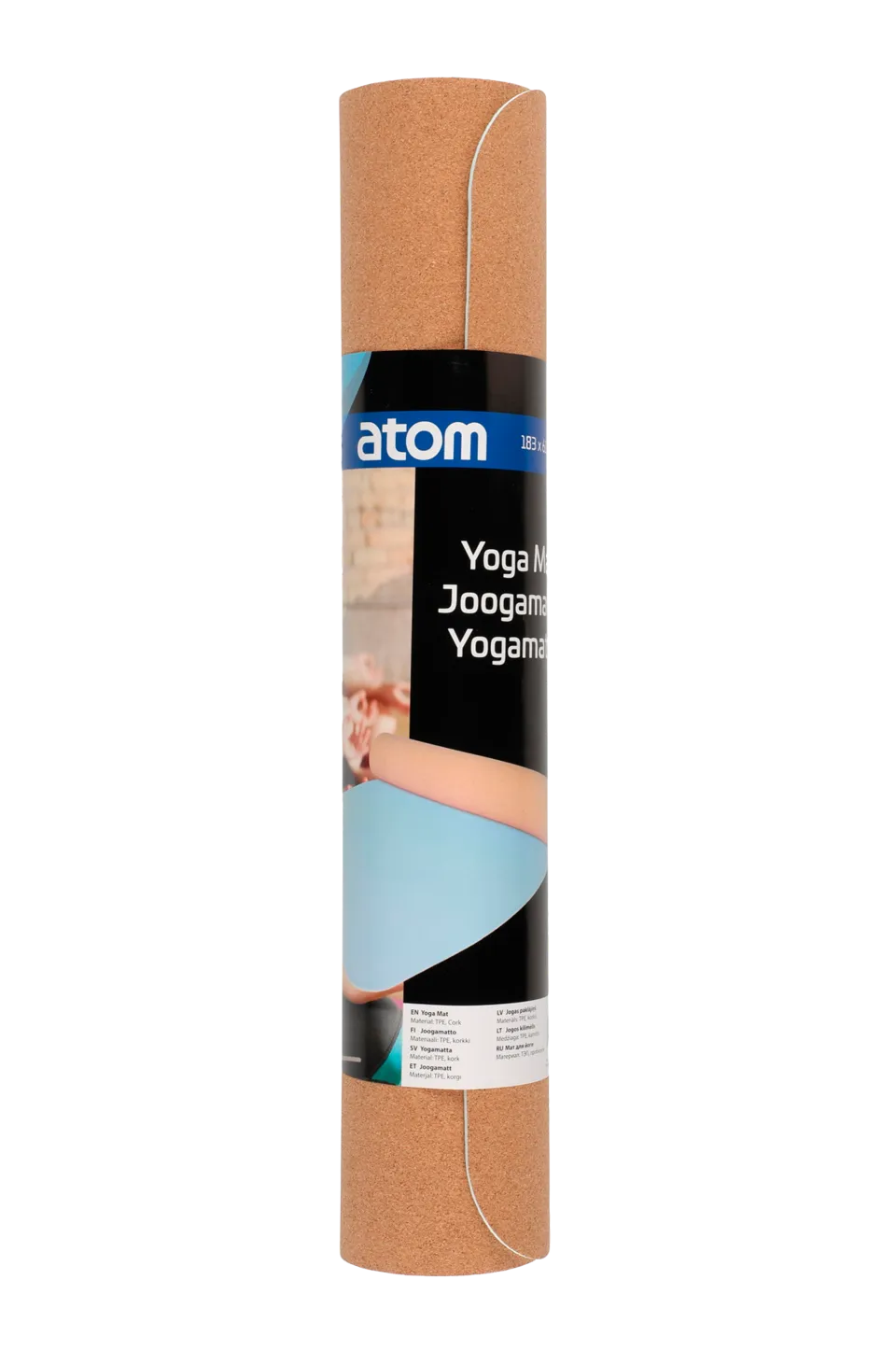 Atom Träningsredskap & Utrustning|Träningsredskap & Utrustning > Yogamatta kork 4 mm