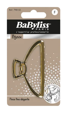 BaByliss Håraccessoarer|Håraccessoarer > Krokoklämma Guld