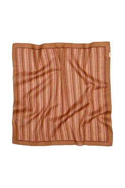 Becksöndergaard Halsdukar & Scarves > Scarf Scallopia Striped Cotta Scarf