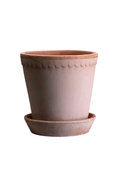 Bergs Potter Krukor > Kruka med fat Helena RAW, Ø 21 cm