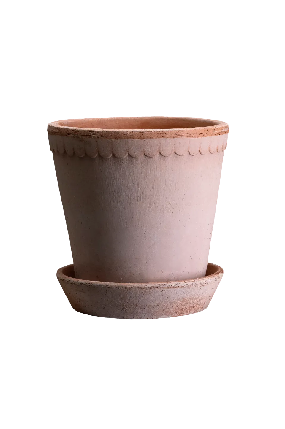 Bergs Potter Krukor > Kruka med fat Helena RAW, Ø 18 cm