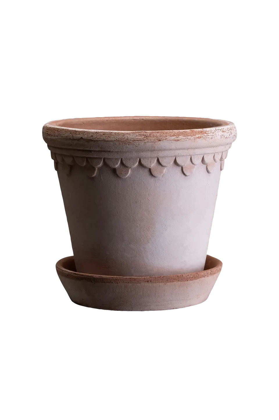 Bergs Potter Krukor > Kruka med fat Københavner RAW, Ø 21 cm