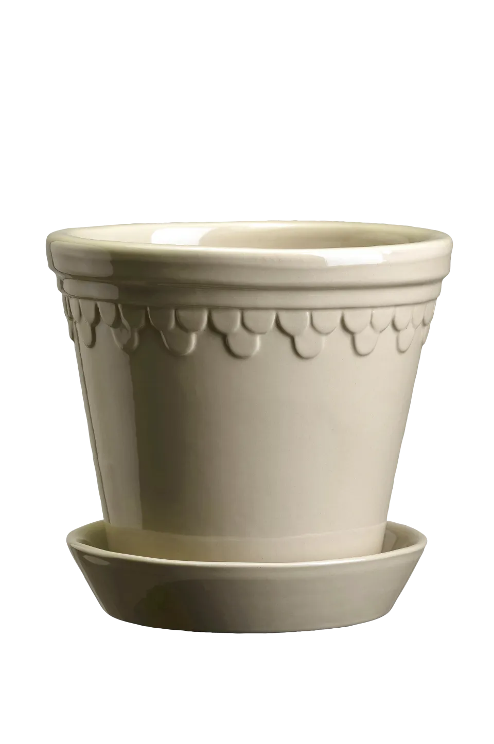 Best Kruka med fat Københavner GLAZED, Ø 18 cm Krukor