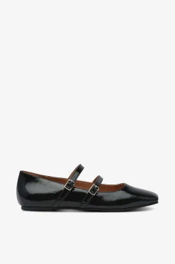 Bianco Ballerinaskor > Ballerina Biarose Karré Double Mary Jane Flat Faux Leather