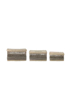 Bloomingville Korgar > Korg Sabel. med lock set om 3