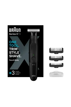 Braun Rakning|Skönhet > Hybridtrimmer XT3100 3-kammarHybridtrimmer XT3100 3-kammar