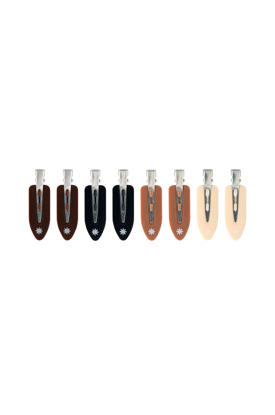 Brushworks Håraccessoarer|Håraccessoarer > Nude No Crease Hair Clips 8-pack