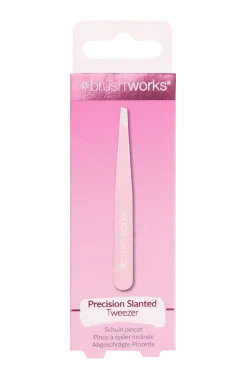 Brushworks Makeup-Tillbehör > Precision Slanted Tweezers