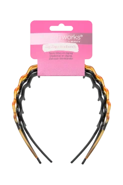 Brushworks Håraccessoarer > Zig Zag Headband - 3 Pack