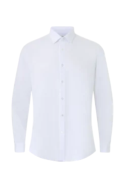 Hot Skjorta Slim Ref Knit Sld Skjortor
