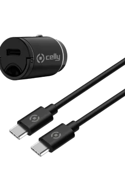 Clearance Billaddare Mini USB-C PD 20W + USB-C till USB-C-kabel Mobiler, Tablet & Tillbehör