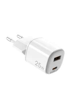 Clearance Usb-laddare Gan 1 x Usb-a + 1 x Usb-c PD 25w Mobiler, Tablet & Tillbehör