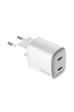 Celly Mobiler, Tablet & Tillbehör > Usb-laddare Gan 2 x Usb-c PD 45w