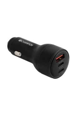 Champion Nordic Mobiler, Tablet & Tillbehör > Billaddare 30W 3-port QC/PD