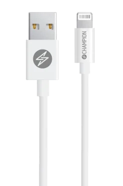 Champion Nordic Mobiler, Tablet & Tillbehör > USB-A till Lightning-kabel 2 m