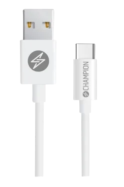 Champion Nordic Mobiler, Tablet & Tillbehör > USB-kabel USB-A to USB-C 2 m