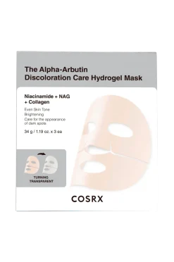 COSRX Skönhet|Ansiktsvård > The Alpha-Arbutin Discoloration Care Hydrogel Mask 3 pcs