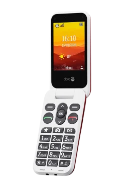 Doro Mobiler, Tablet & Tillbehör > Mobil Leva L31, Röd/vit