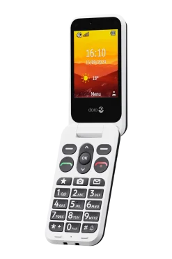 Doro Mobiler, Tablet & Tillbehör > Mobil Leva L21, Svart/vit