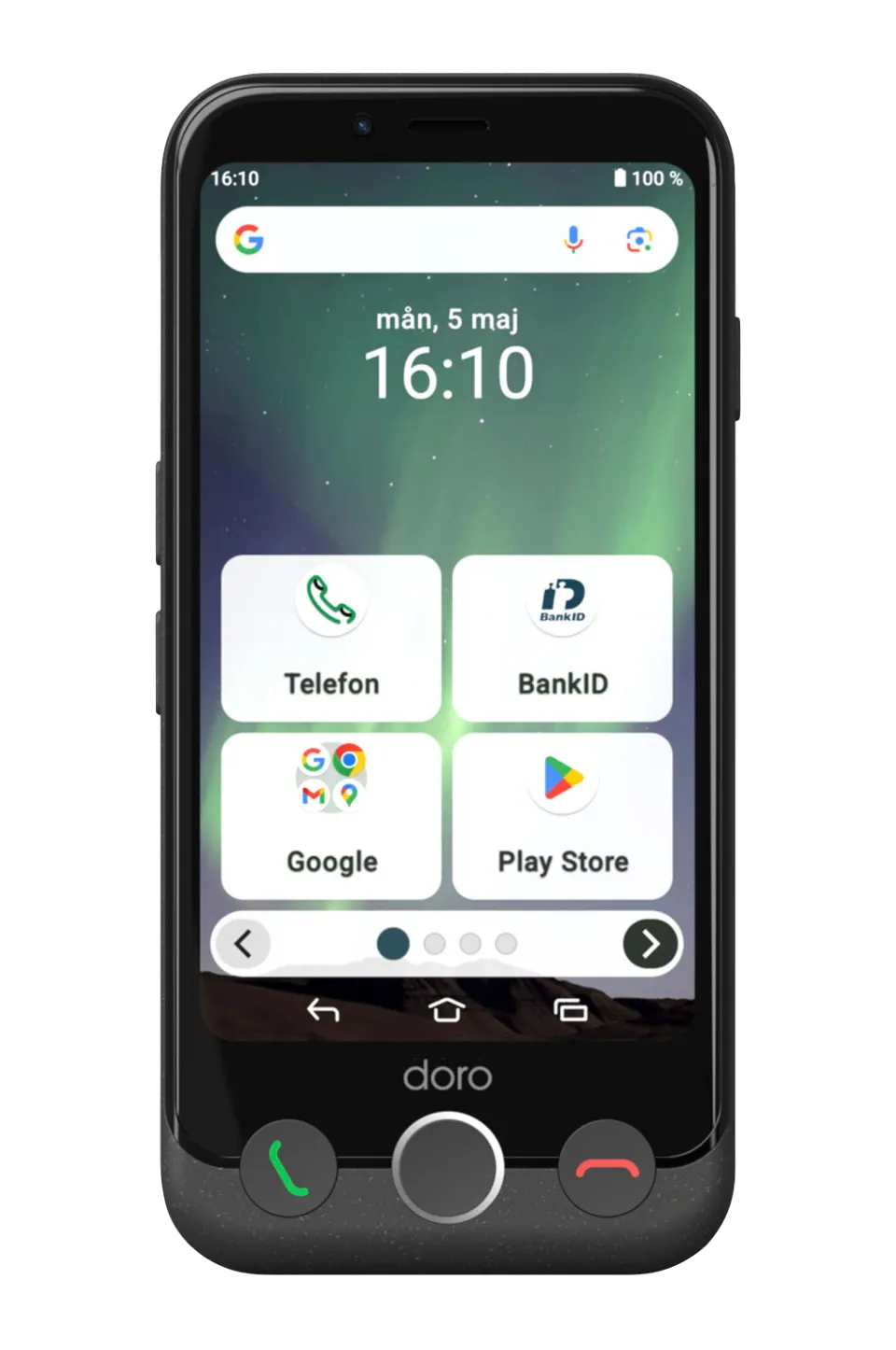 Doro Mobiler, Tablet & Tillbehör > Mobil Smartphone 4G Aurora A11