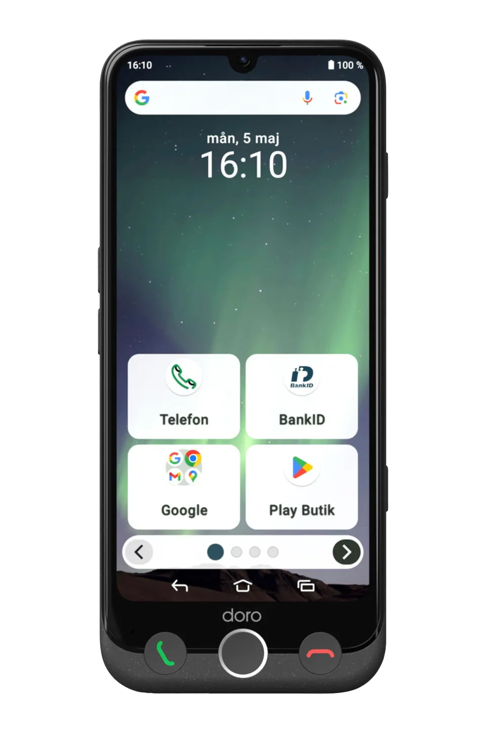 Doro Mobiler, Tablet & Tillbehör > Mobil Smartphone 4G Aurora A31