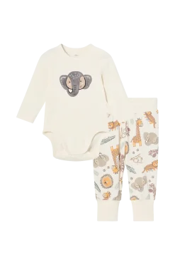 Ellos Byxor, Jeans & Leggings|Bodies > Collection Babyset 2 delar
