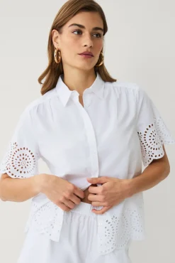 Sale Coection Bu ed broderat håönter Skjortor & Blusar