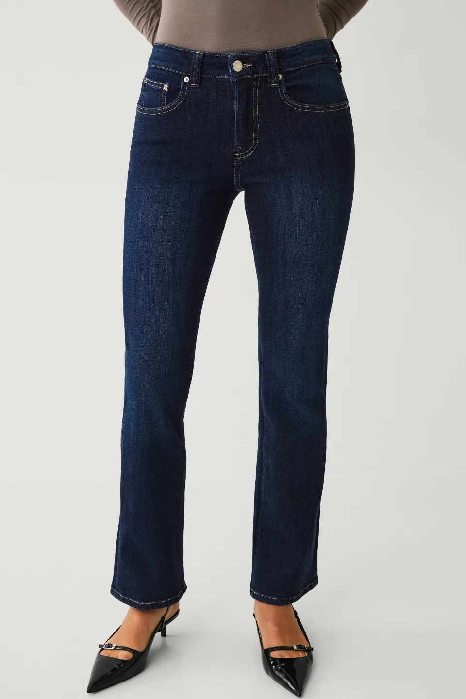 New Collection Bootcut jeans med bakfickor Jeans
