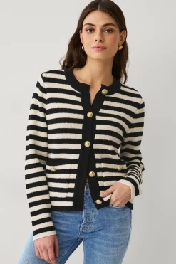 Ellos Tröjor & Koftor > Collection Cardigan med guldfärgade knappar