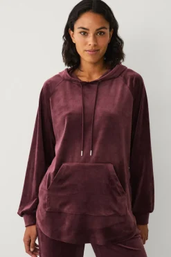 Ellos Sweatshirts & Hoodies|Loungewear & Myskläder > Coection Huvtröja i veour