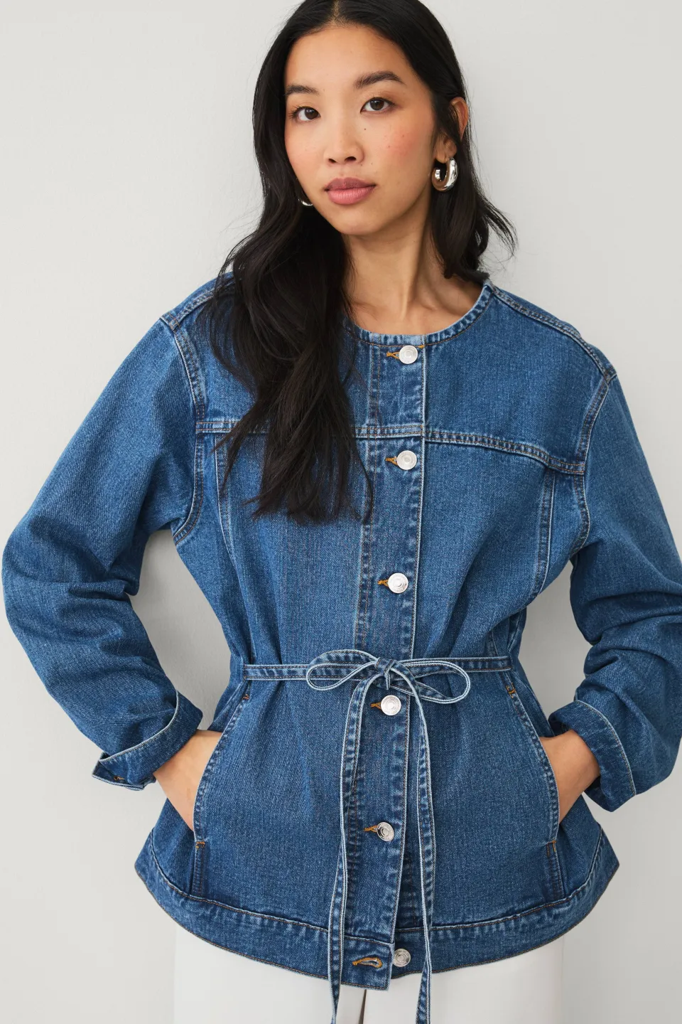 Sale Coection Jeanjacka ed knytkärp Jackor & Kappor