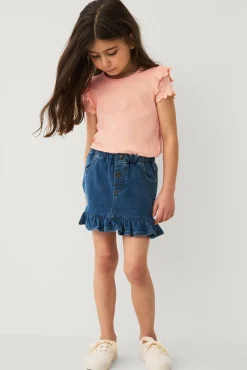 Ellos Kjolar > Collection Jeanskjol i trikå