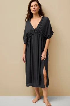 Ellos Strandkläder > Collection Kaftan Med Dragsko Strandklänning