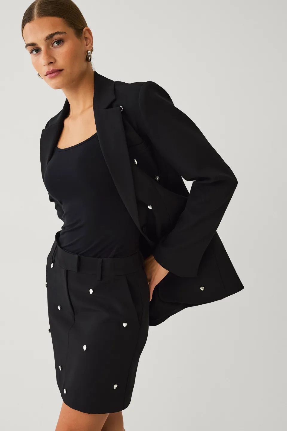 Clearance Collection Kavaj med strasstenar Kavajer & Västar