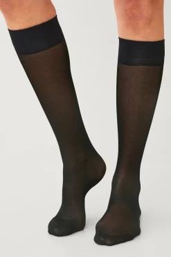 Ellos Strumpor|Shaping > Collection 2-pack knästrumpa - light support