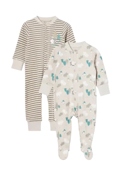 Online Collection Pyjamasoverall Everly 2-pack Sovkläder & Myskläder