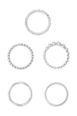 Best Collection Ringar 5-pack Smycken