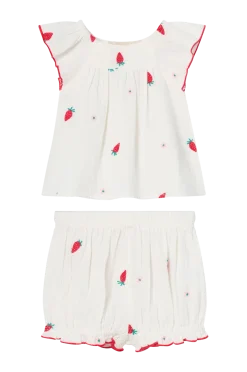 New Collection Set i bomullsmuslin Byxor, Jeans & Leggings|Toppar & T-Shirts