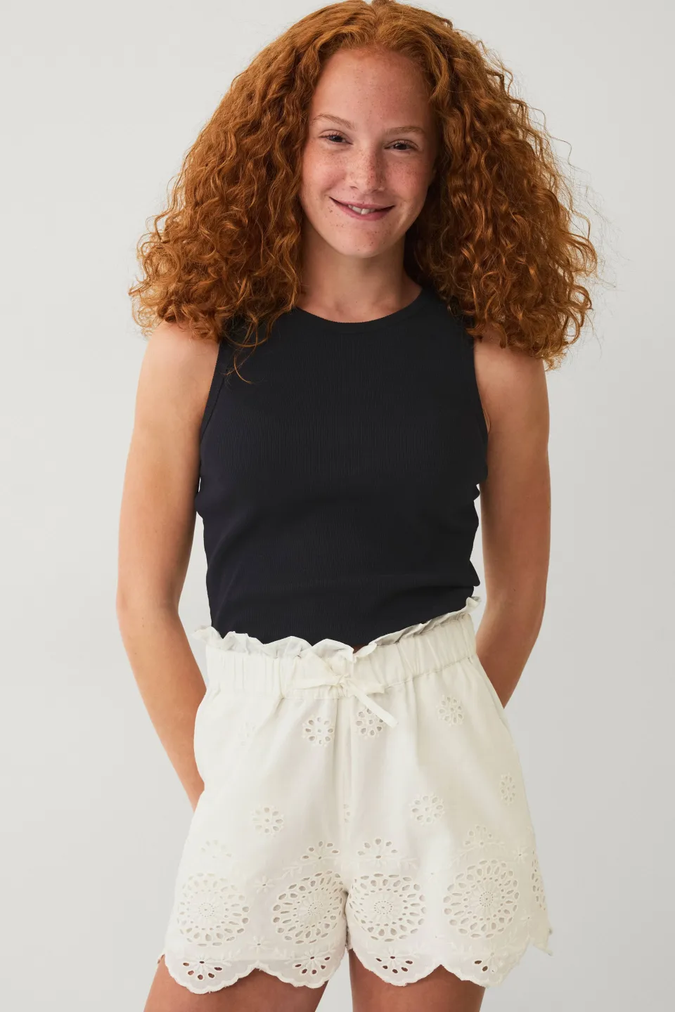 Best Collection Shorts i broderi anglaise Shorts
