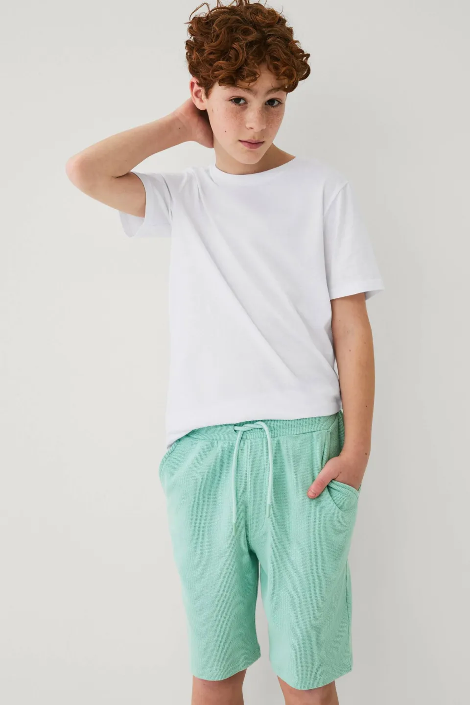 Best Collection Shorts med våffelstruktur Shorts