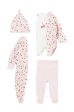 Ellos Byxor, Jeans & Leggings|Bodies > Collection Startset Baby Sunny 5 delar