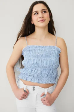 Outlet Collection Topp i seersucker Toppar & T-Shirts