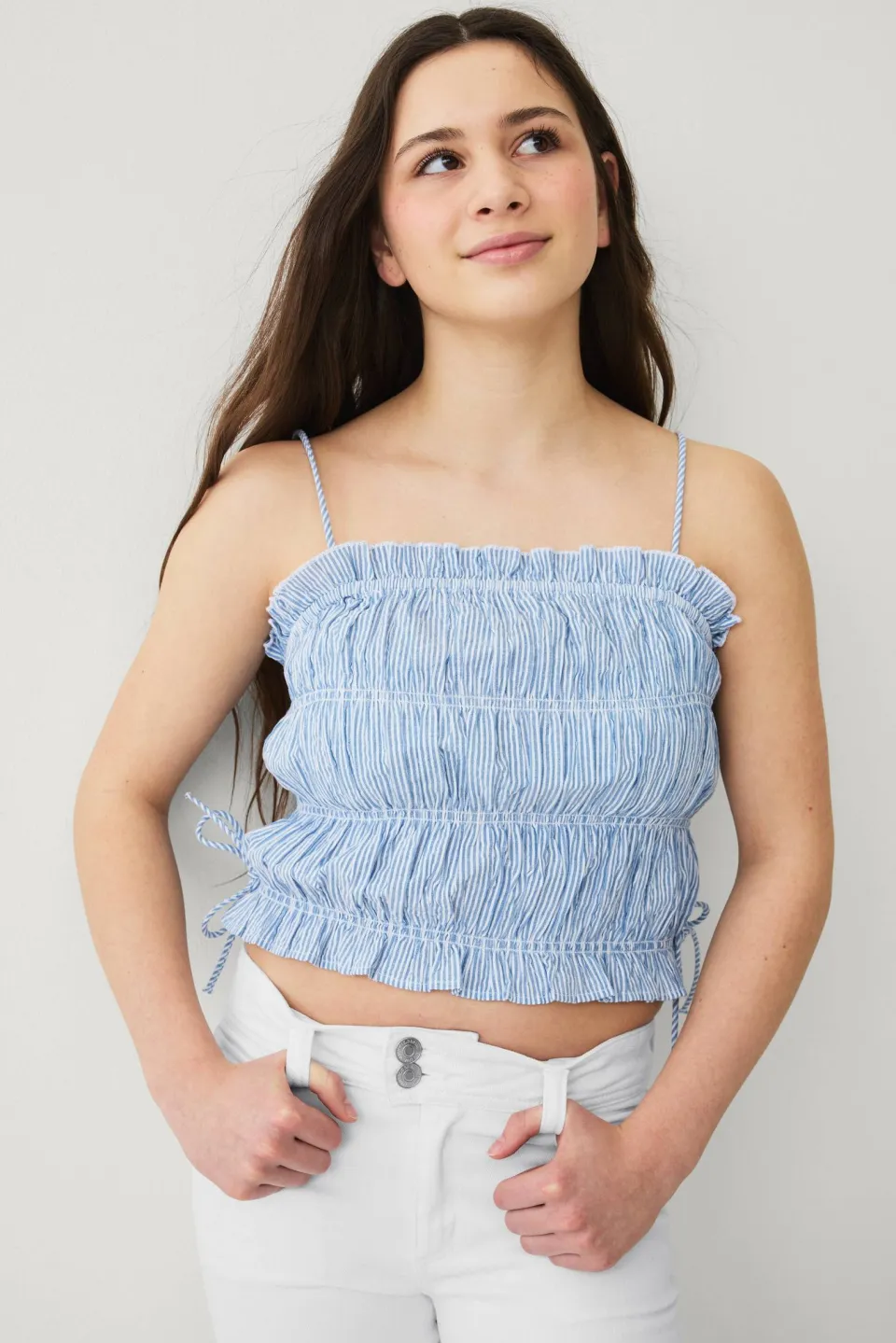 Outlet Collection Topp i seersucker Toppar & T-Shirts