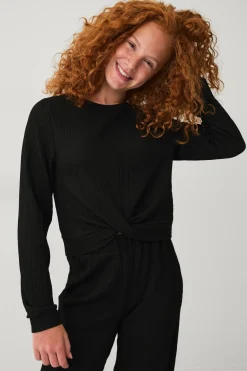 Clearance Collection Topp med knytdetalj Toppar & T-Shirts