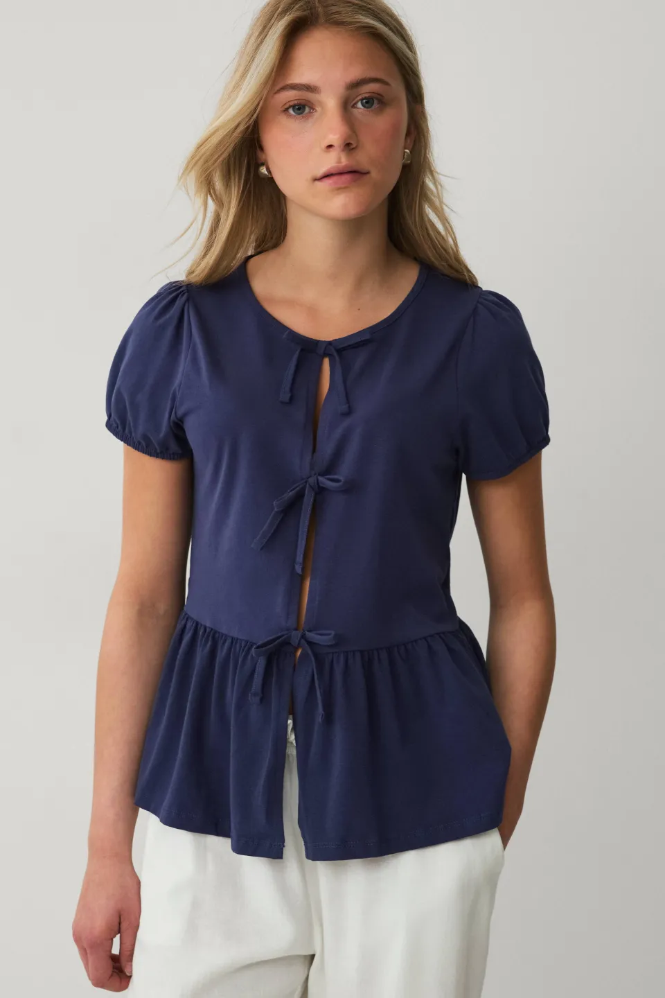 Clearance Collection Topp med peplumdesign Toppar & T-Shirts