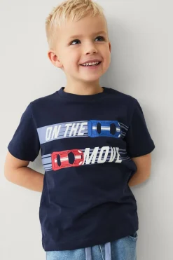 Ellos Toppar & T-Shirts > Collection T-shirt med stort tryck fram
