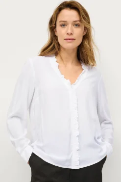 Ellos Skjortor & Blusar > Collection Viskosblus med volangdetalj