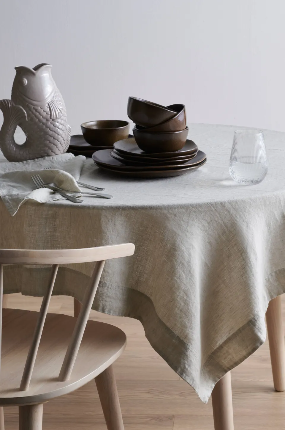 Online Home Duk Malva i 100% lin cm Bordstextilier